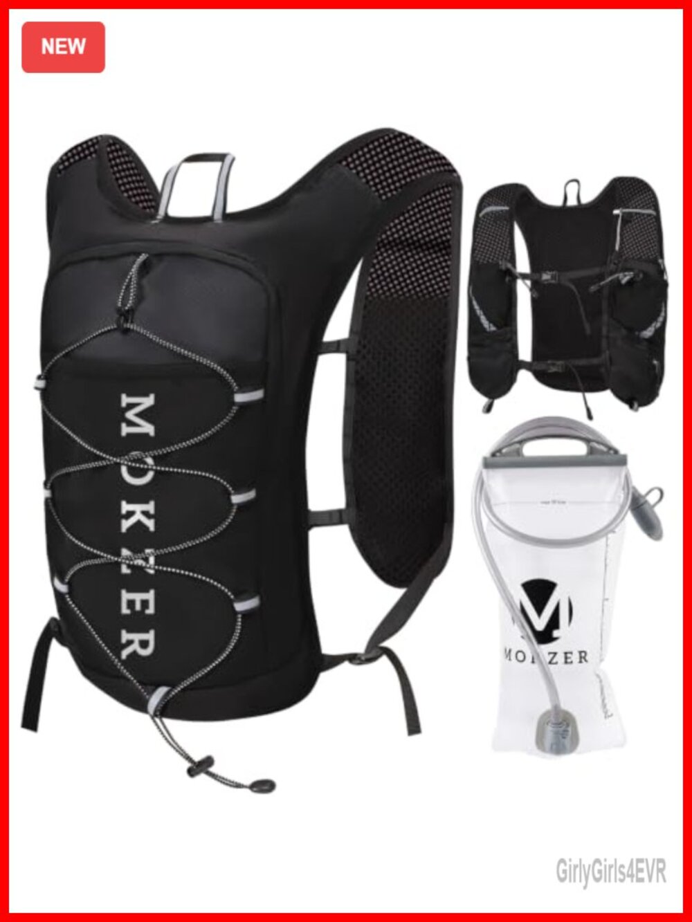 Hydration Backpack with 2L Water Bladder Lightweight Running Vest